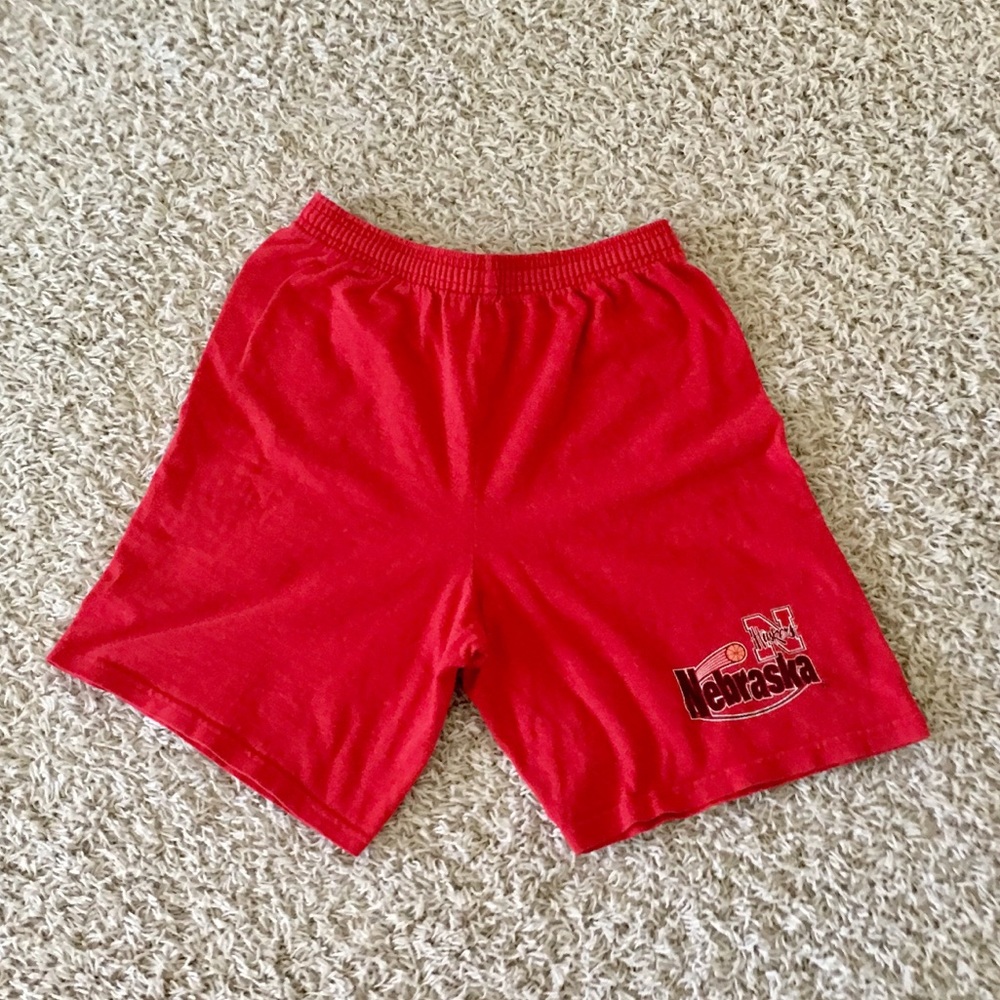 Nebraska Husker Red Shorts Boy Size XL (14 -16)